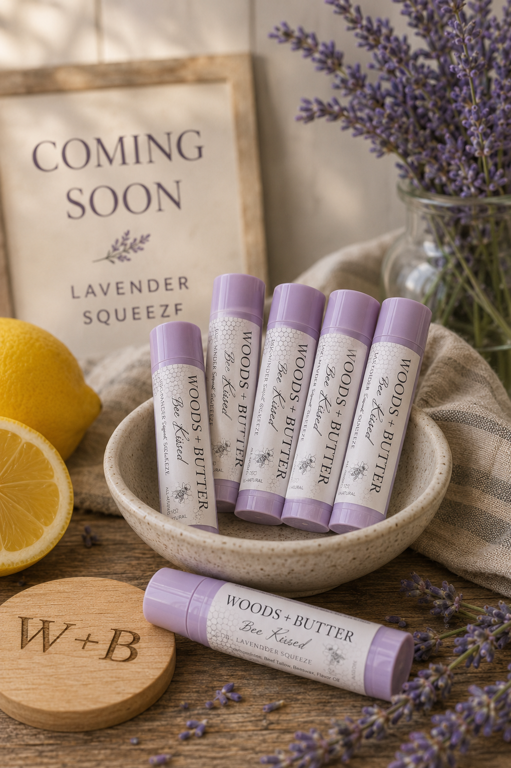 Lavender Squeeze Lip Balm